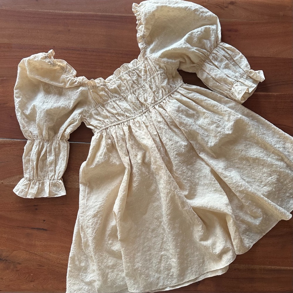Storia Cream Mini Dress